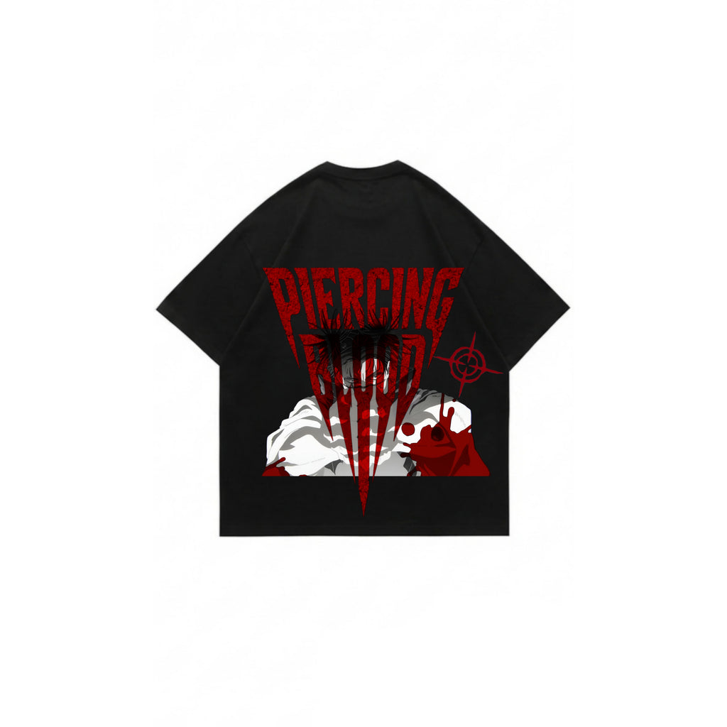 PIERCING BLOOD IN BLACK