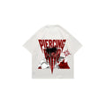 PIERCING BLOOD IN WHITE