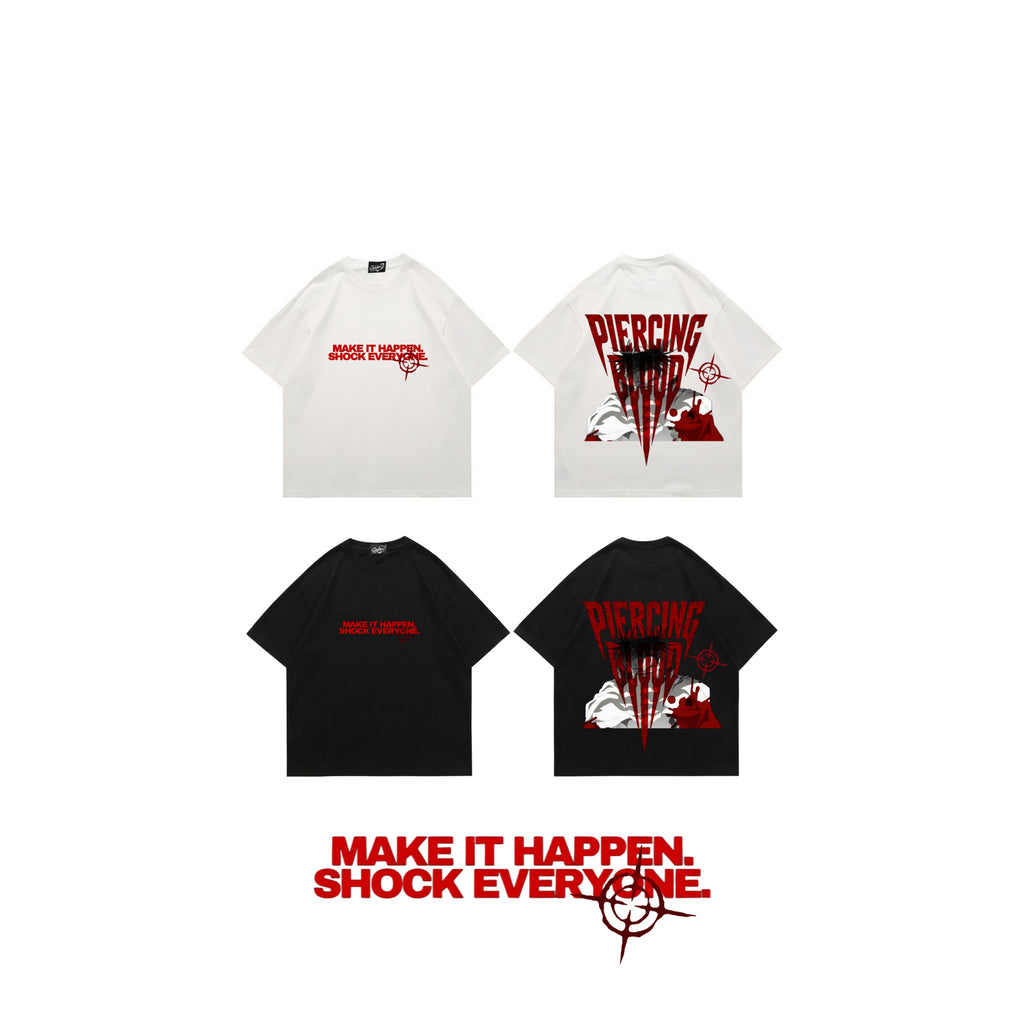 PIERCING BLOOD IN BLACK